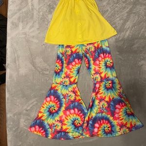 Tie Dye Brllbottom pants